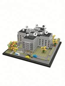 POKOJA LAND 1344PCS-House Building Blocks Set Colorful Small Particle Construction Model Kit, Stacking Skill Development, Plastic Building Toy, Ideal Gift For Friends And Fans - Multicolor - View 3