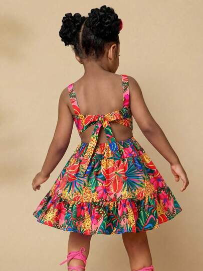 SHEIN Young Girls Ditsy Floral Spaghetti Strap Backless Dress Young Girl Hibiscus Dress Hot Pink Young Girl Dress Open Back Young Girl Dress Young Girl Floral Dress Girls Tiered Dress Girls Summer Dress Open Back Dress For Young Girl Young Girl African Dresses For Girls Hibiscus Dress Young Girl Lilo Dress For Young Girl Young Girl Open Back Dress Girls African Dress