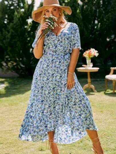 Vestido Midi Plus Size para Mujer – Estilo Moderno, Cómodo y Perfecto para Cualquier Ocasión