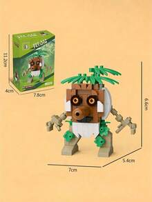 POKOJA LAND Italian Brainrot Toy Building Blocks For Adults,Tralalero Tralala Shark Action Figures,Weird Stuff Collectible,Creative Toys And Games,Tung Tung Tung Sahur Anime Gift Set Spring To Summer - Multicolor - View 18