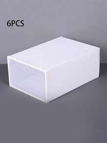 Thick, Transparent Household Shoe Storage Box; Multi-Layer Organizer; Amazing Tool For Organizing And Storing Shoes; Foldable Plastic Shoe Rack With Dust Protection; Shoe Cabinet. - Multicolor - View 6