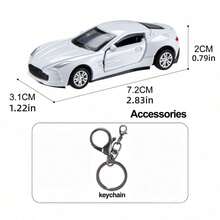 1PC Alloy Drift Car, [Dynamic Decoration] Dynamic Drift Car Dashboard Decoration, Iron Material, Uncharged Power Mode, Novelty Model With Physics-Based Movement For Vehicle Interior Accessory, Car Accessories A Stylish, Classic, And Sophisticated Car Ornament, Available In White, Red, Black, And Blue. A Simple Yet Luxurious Design, Perfect For Car Decoration, - multicolor - View 22