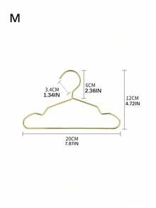 5pcs Gold Mini Metal Hangers, Perfect For Homes With Pets, Compact Design Ideal For Drying Small Clothing Items - Multicolor - View 7