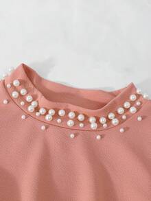 SHEIN Robe longue imprimée, taille cintrée, décontractée et idéale pour le quotidien et les déplacements pour les filles - Multicolore - Voir 6