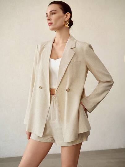 MOTF PREMIUM WOMEN'S FASHIONABLE SUIT JACKET WITH TENCEL BLEND, SPRING/SUMMER