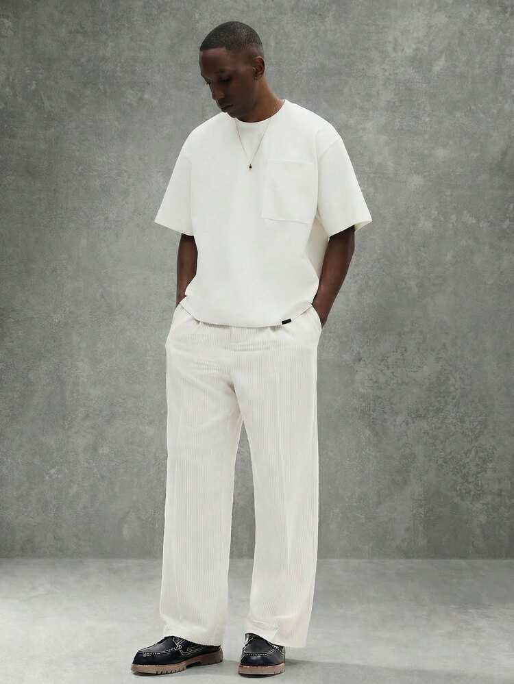 Oversized Crew Neck T-Shirt With Short Sleeves