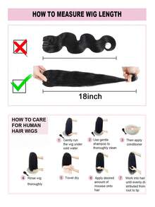 1pc Body Wave Clip In Hair Extensions Real Human Hair, U-Shape Human Hair Clip In Extensions For Women Dark Brown Soft Human Hair - S2 - View 8