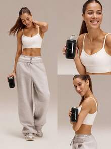 GLOWMODE 12 OZ Style Sipper Insulated Stainless Steel Portable Travel Hot Cold Coffee Drink Beverage Mug Daily Casual - Black - View 7