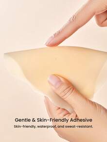 LUVLETTE 可重复使用自粘式无背带无肩带透气硅胶提拉文胸 - 香草色 - Vanilla - 查看 6