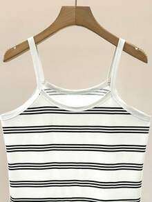 GlowEve Women's Casual Basic Striped Camisole Top - Multicolor - View 5