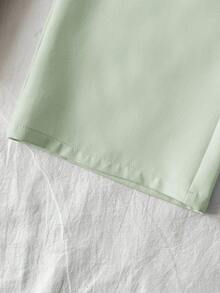 Travachic KIDS Tween Girls' Casual Elegant Solid Color Tank Top Set - Mint Green - View 5