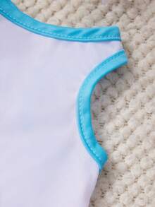 PETSIN 2 件装宠物猫狗通用可爱小熊字母印花休闲舒适透气狗背心 - 彩色 - 查看 4