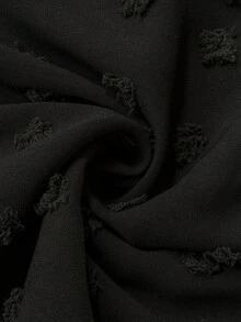 Franclia Women's Summer Black Fashionable 2026 New Personalized Accent Lace-Up Loose Drape Wide Leg Pants - Black - View 4