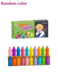 Bottle Collision Interactive Tabletop Game - Colorful Plastic Bottle Matching & Guessing Toy Set, Fun Group Activity For Parties & Game Nights, Compact Portable Design, Thoughtful Gift For Friends & Family, Casual Hobbyist Accessory - decompression toy - View 9