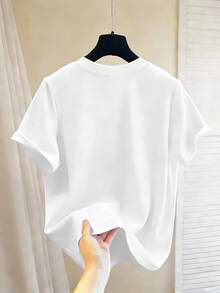 Chillumni 男士时尚熊印花拉链连帽短袖T恤 - 彩色 - 查看 2