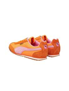 Women's Casual Athletic Shoes Orange 398682 - Orange and Violet - View 3