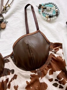 Soleia 女士休闲波西米亚风百搭约会/旅行吊带背心，春夏款 - 彩色 - 查看 4