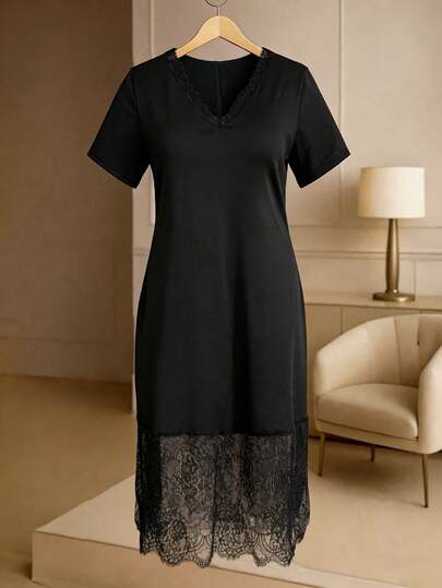 GlowEve CURVE 大码夏季新款休闲连衣裙，适合派对、聚会、街头、中国风、度假、圣帕特里克节、复活节、情人节、圣诞节、感恩节等场合，柔软宽松，舒适百搭，显瘦，春夏皆宜，独立日也适用。