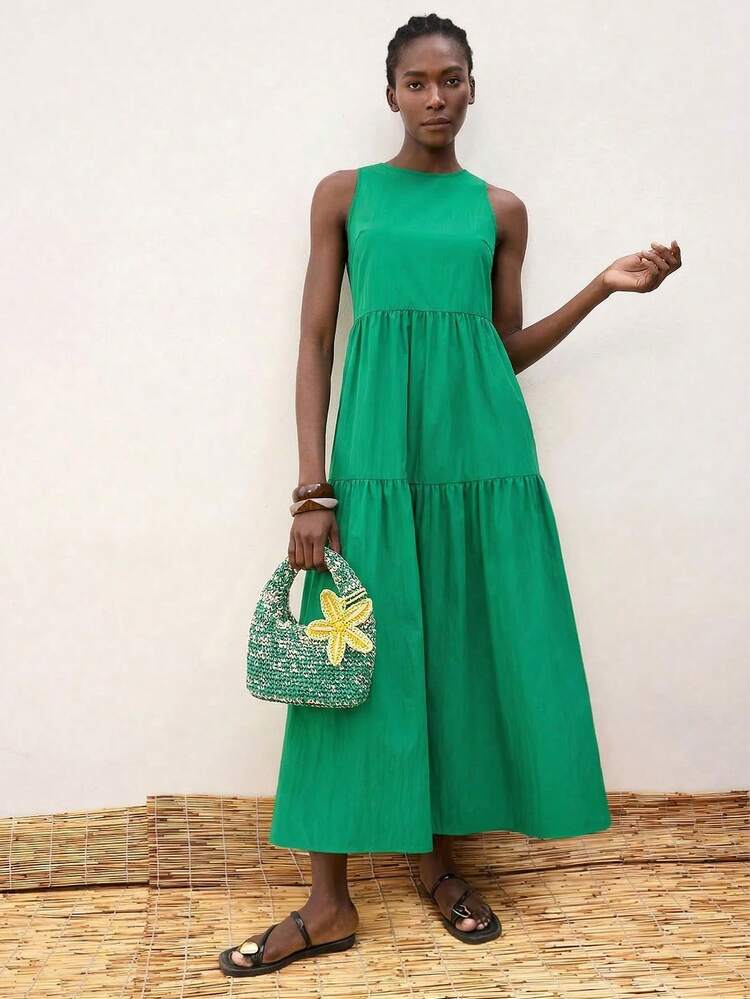 SHEIN Maija Ladies, Women Top Handle Bags, Straw Woven Bag, Straw Bag, Ocean Element Pendant,Fashionable, Elegant , Simple, Personalized, Versatile, For Beach,Vacation,Holiday,Summer, Seaside,Beach Party