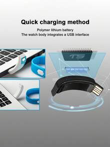Teckwe Jam Tangan Pintar Olahraga, Pelacak Kebugaran LED dengan Pemantau Detak Jantung, Tidur, Langkah & Kalori, Gelang Alarm untuk Dewasa & Pelajar, Olahraga Lari, Baterai Internal 55mAh. - MultiWarna - View 4