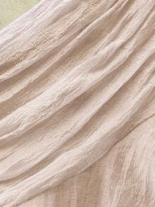 Elamini Váy ngắn chấm bi thời trang mùa hè mới, ngọt ngào, có thể điều chỉnh độ nhún ở hai bên, gấu váy xếp ly hai lớp, thích hợp cho kỳ nghỉ, hẹn hò, tiệc tùng, đi học, mang đến vẻ ngọt ngào và cổ điển, màu hồng cho mùa cưới. - Màu Hồng baby - Xem 3