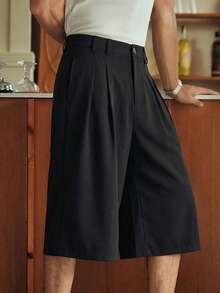 SWAVVY Pantalones holgados de moda para hombre, primavera/verano - Negro - Ver 4