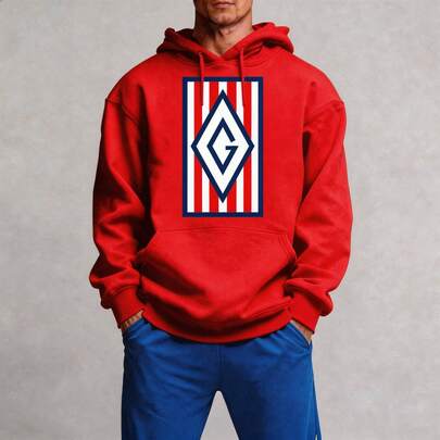 Conjunto de sudadera con capucha y pants, 2 piezas, escudo, G, Guadalajara, chiva s, rebaño sagrado. Regular fit, hombre, mujer, con bolsas, cómodo, ligero, casual, elástico ligero, deportivo, para uso diario, para día y noche, fines de semana., Estilo relajado, urbano, Street, vacaciones, básico, primavera, verano, otoño, invierno. a la moda. Mezcla de poliéster, elastano.