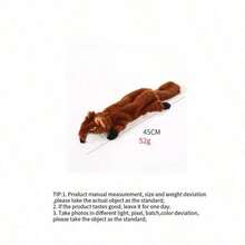 PETSIN Shell Squirrel Plush Dog Toy, Including BB Calls, Interactive Play For Dogs - Multicolor - View 13
