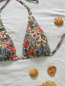 Swim Vcay Áo bikini nữ in chấm bi, kiểu dáng thường ngày, thích hợp cho kỳ nghỉ. - Nhiều màu - Xem 4
