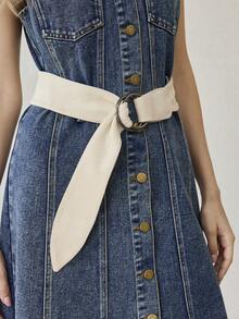 MOTF PREMIUM NEW SUEDE BELT - Beige - View 6