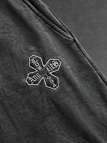 PAVTROS Men's Drawstring Waist Casual Everyday Sweatpants - Black - View 6