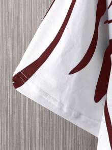 Manfinity LEGND 男士休闲全印花圆领短袖T恤，夏季 - 彩色 - 查看 5