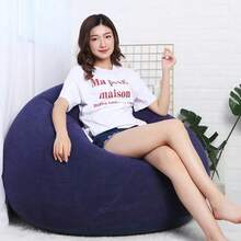 Large Slouchy Inflatable Sofa Chairs PVC Lounger Seat Bean Bag Sofas Pouf Puff Couch Tatami Living Room Supply Gift - Multicolor - View 3