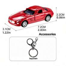 1PC Alloy Drift Car, [Dynamic Decoration] Dynamic Drift Car Dashboard Decoration, Iron Material, Uncharged Power Mode, Novelty Model With Physics-Based Movement For Vehicle Interior Accessory, Car Accessories A Stylish, Classic, And Sophisticated Car Ornament, Available In White, Red, Black, And Blue. A Simple Yet Luxurious Design, Perfect For Car Decoration, - multicolor - View 20