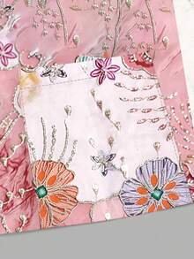 PopScrub Áo khoác đồng phục y tế in họa tiết hoa 3D lấp lánh, áo cardigan thời trang kèm khuyên tai cho y tá, áo khoác đồng phục mùa xuân/hè. - Nhiều màu - Xem 3