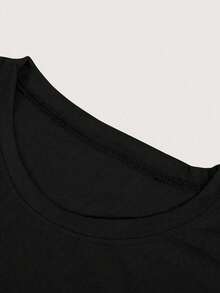 Manfinity Dauomo Áo tank top nam cỡ lớn cổ tròn in hình nhện, kiểu dáng thường ngày, thích hợp cho mùa hè. - màu đen - Xem 5