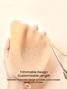 LUVLETTE Plus Reusable Sticky Self-Adhesive Backless Strapless Perforated No-Show Silicone Lift-Air Up Bra - Ginger - View 5