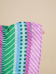 LOTSLUV 女士绿色和玫瑰红热带水彩植物棕榈叶印花圆领无袖宽松低腰印花连衣裙，春夏款，女士连衣裙，夏季连衣裙，长裙，复活节连衣裙，休闲长裙，碎花连衣裙，热带印花连衣裙，带口袋夏季连衣裙，度假连衣裙，棕榈树连衣裙，无袖长款连衣裙，女士度假连衣裙，女士夏季连衣裙，女士连衣裙 - 綠色 - 查看 7