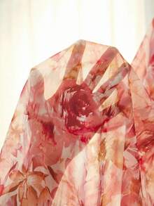 Solivie Women's Floral Print Off-Shoulder Casual Versatile Daily Wear Blouse - Multicolor - View 3