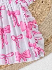 Girls Butterfly Print Random Print Sunscreen Cover-Up Beach Dress Vacation Outfit Girls Cover Up Beach Cover Up Kids Girls Beach Cover Ups Girl Swimsuit With Cover Up Beach Dress For Kids Kids Summer Outfits For Girls Beach Wear For Kids Summer Clothes For Kids Girl Swimsuit Cover Up Kids Beach Poncho - Pink - View 6