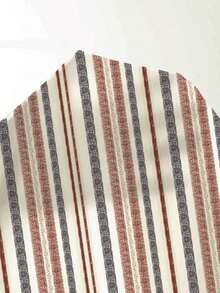 EMERY ROSE Áo sơ mi nữ cỡ lớn, kiểu dáng tối giản, kẻ sọc, cổ chữ V, thích hợp cho mùa hè. Áo kiểu nữ, áo blouse nữ thường ngày, áo nữ hiện đại, áo kiểu mới nhất cho mùa hè. - Nhiều màu - Xem 7