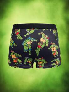 TEENAGE MUTANT NINJA TURTLES | SHEIN 忍者神龟图案男童平角内裤 - 綠色 - 查看 8