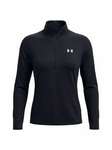 Under Armour Tech Women's 1/2 Zip Sweatshirts - Black - View 1