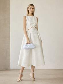 MOTF PREMIUM LADIES HANDBAG, ELEGANT DATE DINNER BAG - Light blue - View 9