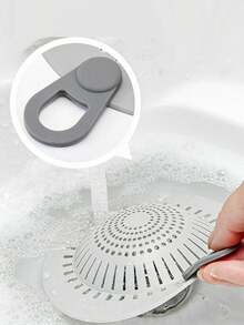 Kitchen Sink Strainer, Washbasin Hair Clogging Filter Cover, Bathroom Drain Strainer - White - View 8