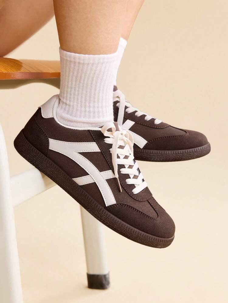 CUCCOO EASI Women's Soft & Comfortable Casual Lace-Up Sneakers, Suitable For All Seasons, Spring/Summer