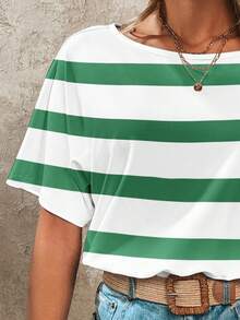 SHEIN LUNE Bộ áo liền thân in họa tiết có tay, thích hợp cho kỳ nghỉ hè. - Nhiều màu - Xem 3