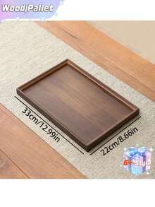 A Bamboo Tray, Serving Tray, Tea Tray - Brown - View 14