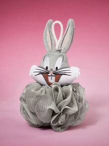 LOONEY TUNES X SHEIN Cute  Bath Brushes, Bath Sponges, And Ultra-Soft Foaming Nets With Fun, Oversized Designs For Bathing, Complete With A Hanging Rope. - Multicolor - View 5