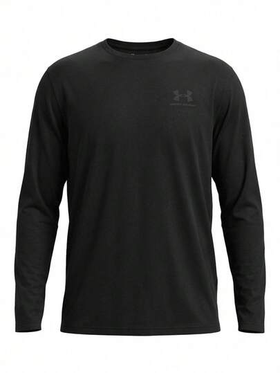 Under Armour Left Chest Men's Long Sleeve Shirt Black